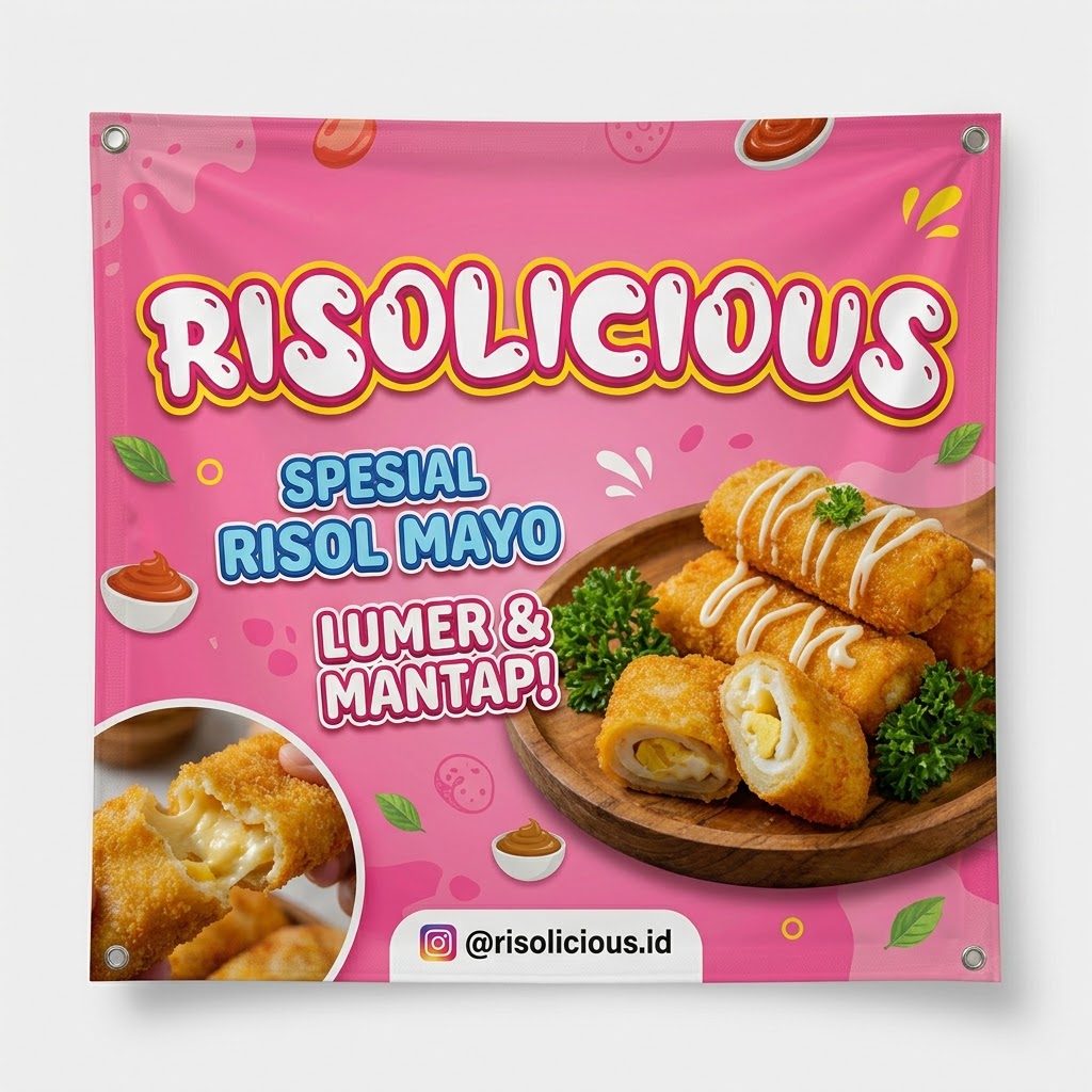 Banner Risolicious — Risol Mayo Spesial